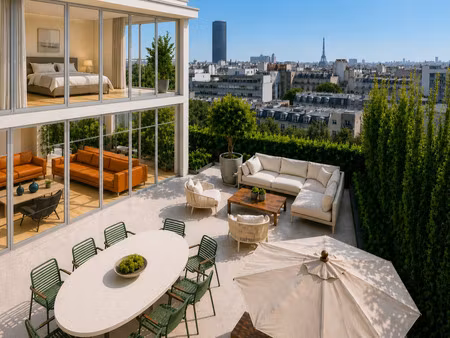 duplex de luxe à vendre dans le quartier raspail-montparnasse