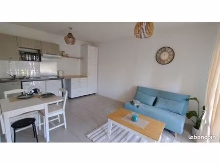 t2 meublé 43 m² avec balcon plein sud  parking et ascenseur – marcheprime