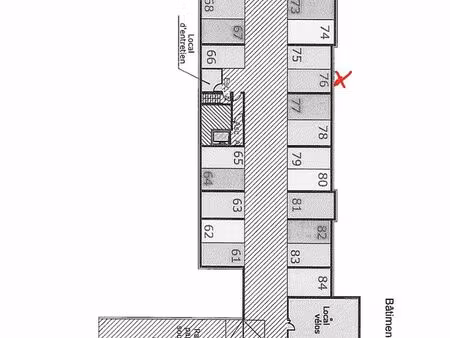 ◊ place de parking en sous-sol sécurisé – bruges / villa manon / avenue périé