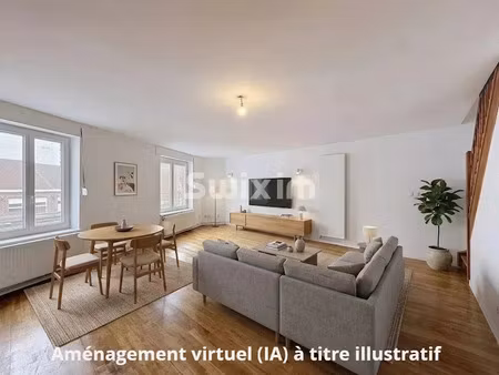 vente appartement 4 pièces 81.8 m² à wattrelos (59150)  159 000 €