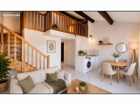 appartement t2 mezzanine avec piscine