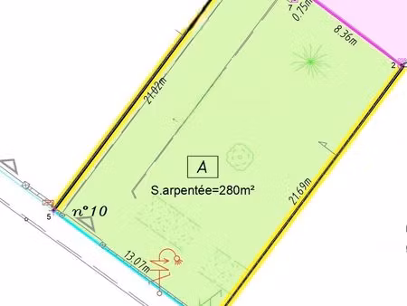 terrain à batir 180m2■tous les réseaux sont au pied du portail. ■direct propriétaire ■hono