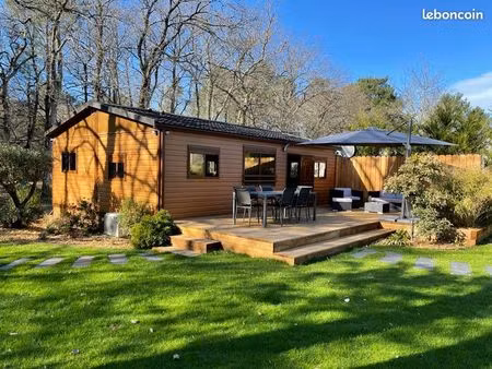 terrain en prl avec mobil-home - emplacement calme