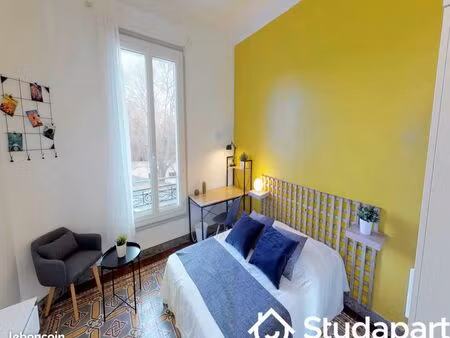 chambre 1 pièce 13 m²