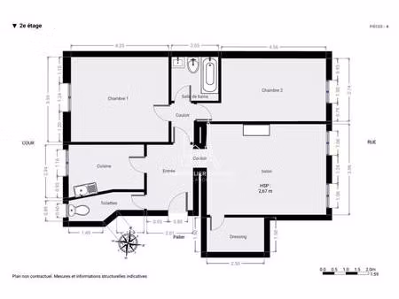 splendide 3 pieces à paris (75017) - mairie du 17eme
