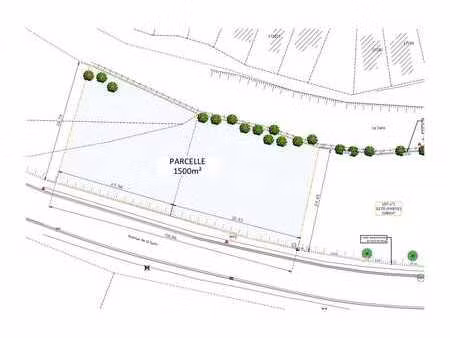 terrain à bâtir de 1500m²: opportunité à saisir