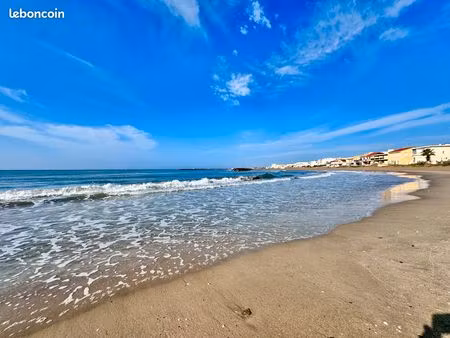 studio cosy de 17m2 à carnon plage -montpellier- prêt à l’emploi