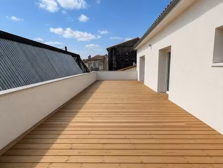rare aux chartrons – t5 de 125 m² entièrement rénové avec terrasse de 62 m² sur les toits 