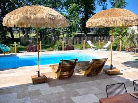 ? maison contemporaine de 2019 avec piscine  garage et terrain arboré – belin-béliet ?