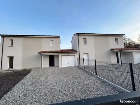 maison t4 à étage 105 m2 + garage + jardin