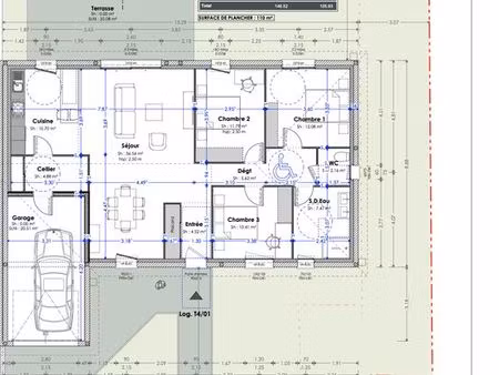 maison t4 neuve de 106 m² avec garage  terrasse et jardin - bazas