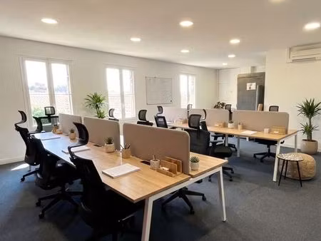 bureau privé 14 postes + jardin bordeaux chartrons