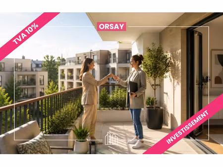 vente appartement neuf 4 pièces 82m2 orsay - 375833 € - surface privée