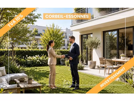 vente appartement neuf 2 pièces 40m2 corbeil-essonnes - 181000 € - surface privée