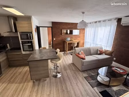 appartement t2 41m² avec garage - marseillan - port de marseillan