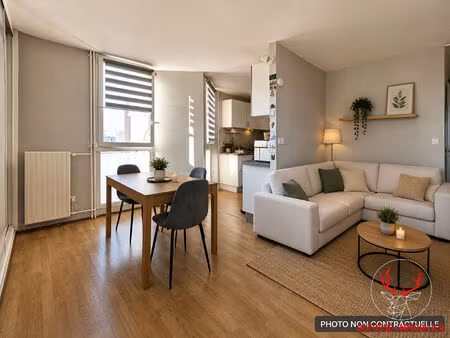 t2 50 m² : balcon  ascenseur. secteur les sablons - décines-charpieu - résidence sécurisée