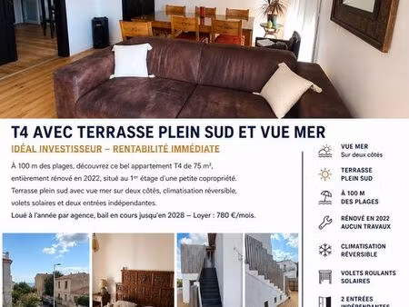vente appartement portiragnes plage investisseur