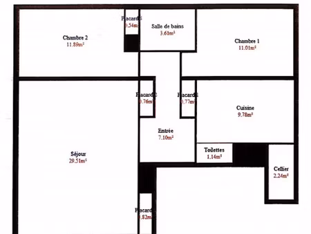 vente appartement 3 pièces 76.93 m² à chaville (92370)  398 000 €