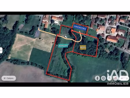 vente terrain 14000 m² à aumagne (17770)  62 000 €