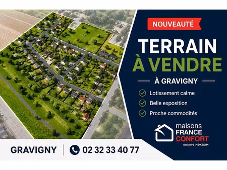 vente terrain 758 m² à le vieil-evreux (27930)  60 000 €