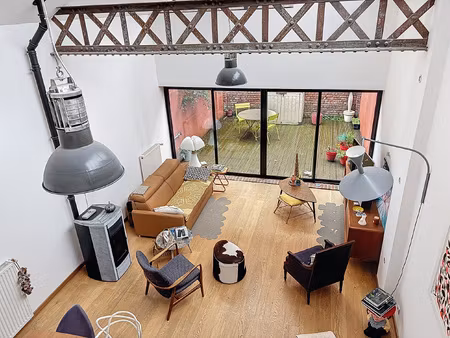 à vendre loft d'exception de 140 m2 résidentiel  hors co