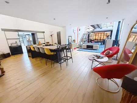 loft d'exception 190 m2 + terrasse tourcoing secteur j