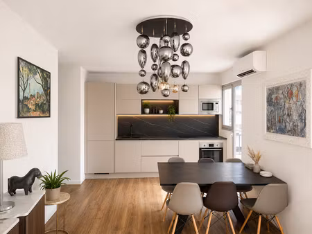 3 pièces d'exception 63 m2 rénovation haut de gamme vu