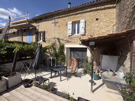 proche limoux maison en pierre avec jardin - dependances  g