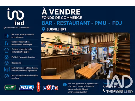 vente locaux professionnels 0 pièces 75 m² à survilliers (95470)  109 600 €