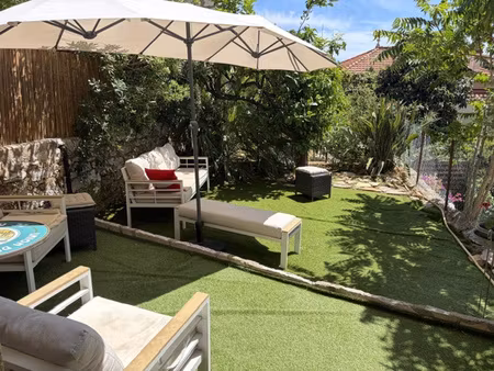 appartement 3 pièces lumineux avec jardin villefranche