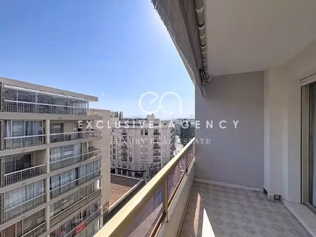cannes croisette - appartement 2 pièces 54m²- 2 terrasses