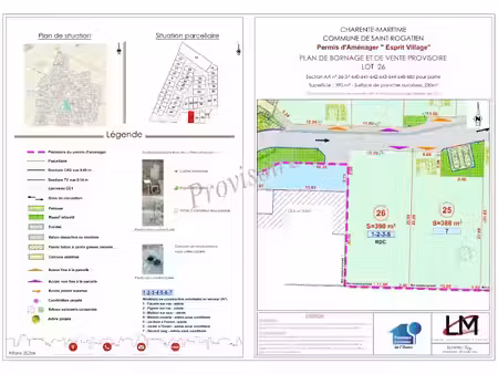 vente terrain 390 m² à saint-rogatien (17220)  188 900 €
