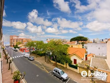 t2 canet-plage – balcon sud – ascenseur