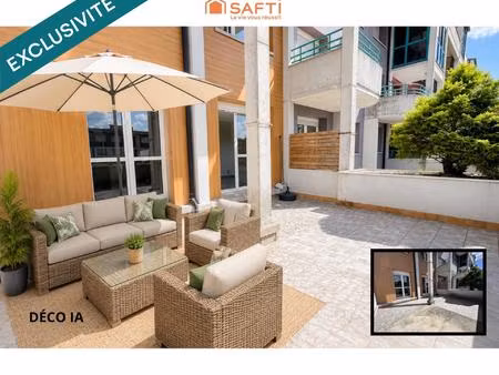 appartement 3 chambres avec terrasse
