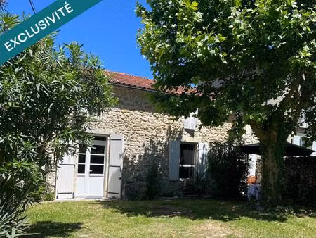 maison ancienne 2 chs plus studio terrain de 1748m²