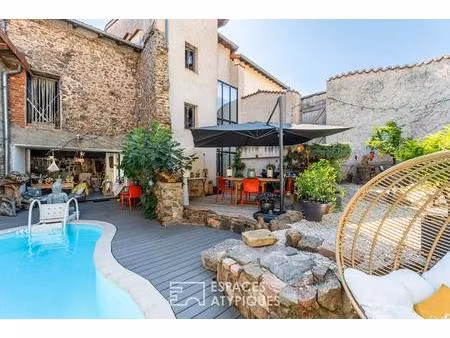 maison de village de caractère et sa piscine
