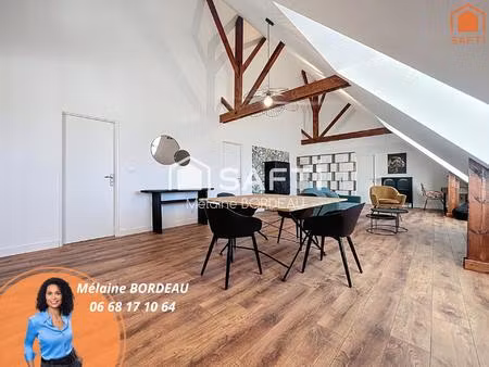appartement meublé refait à neuf  3 chambres  centre bourg