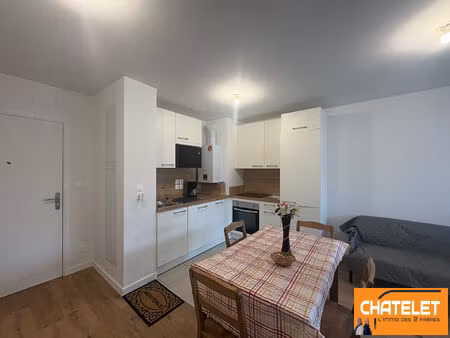 a louer joli t2 meuble 36m2 residence neuve proche gare bourg en bresse