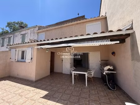 maison de village à montgaillard (11330) avec terrasse et terra