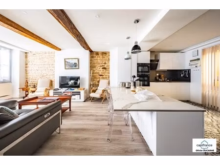 appartement à vendre 3 pièces dole (39)  hyper centre ville  superbement rénové avec local