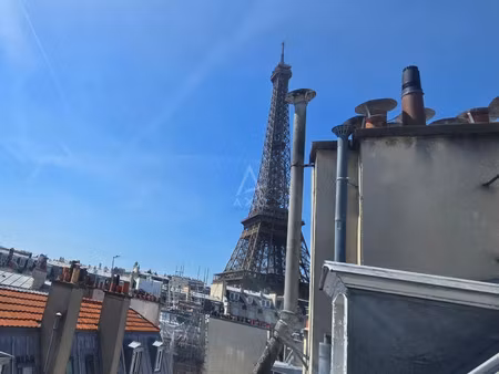 vente appartement paris 7eme arrondissement  6m² 1 pièce 100 000€ paris