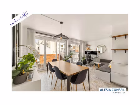 vente appartement 3 pièces 62 m² paris 14 (75014)