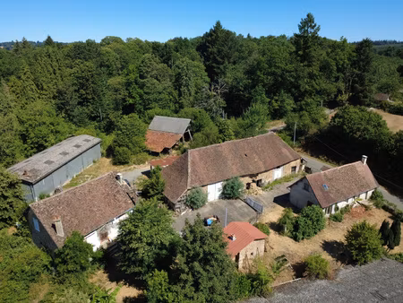 coussac bonneval : authentique corps de ferme sur 4 2 hectar
