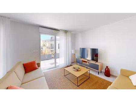 toulouse roseraie   élégant duplex meublé de standing avec terrasse de 50 m²  à 2 minutes 