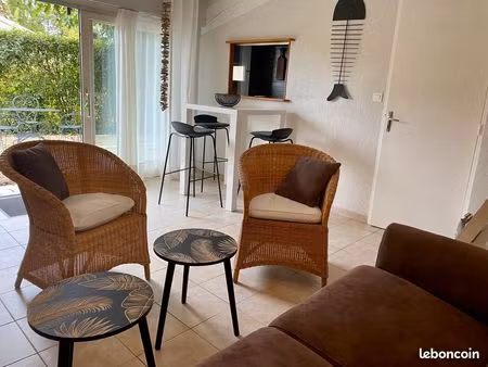 gîte 2 pcs - 45m² avec terrasse et jardin