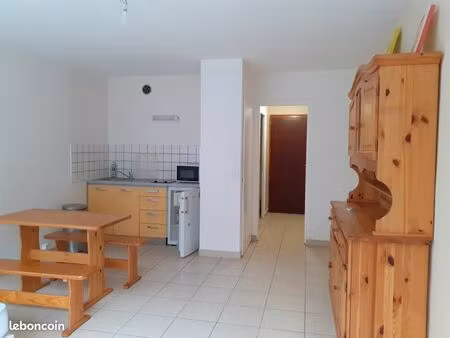 studio lumineux meublé de 30 m² avec cave privative