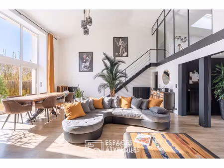 maison loft familiale avec piscine