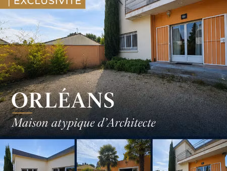 maison d'architecte 85 m² + annexe 33 m² - saint-marc - saint jean de braye - 683 m²
