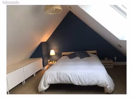 tours centre - a louer - t2 duplex + garage