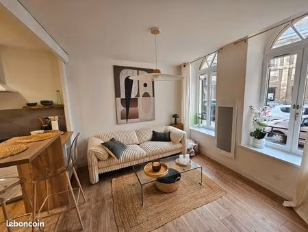 boulogne vieille ville superbe t2 meublé avec extérieur